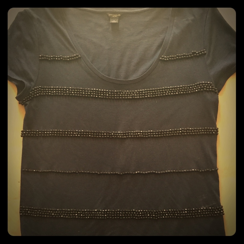 Ann Taylor beaded shirt